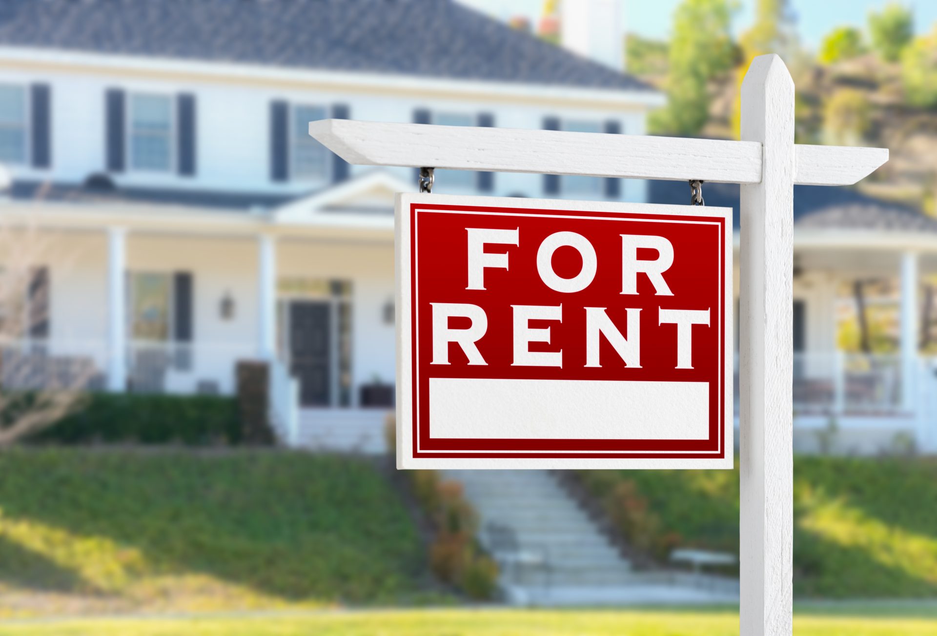 left facing for rent real estate sign in front of 2022 10 17 01 16 29 utc