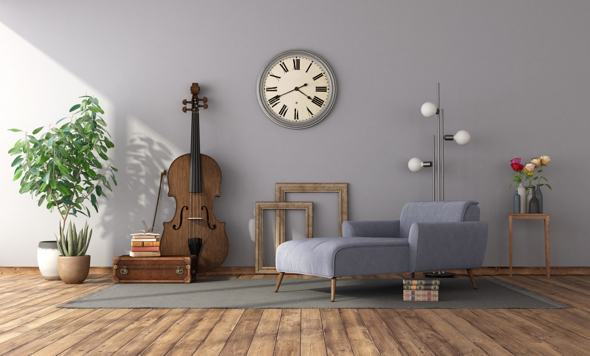 modern living room with purple chaise lounge and d 2022 07 20 08 16 49 utc