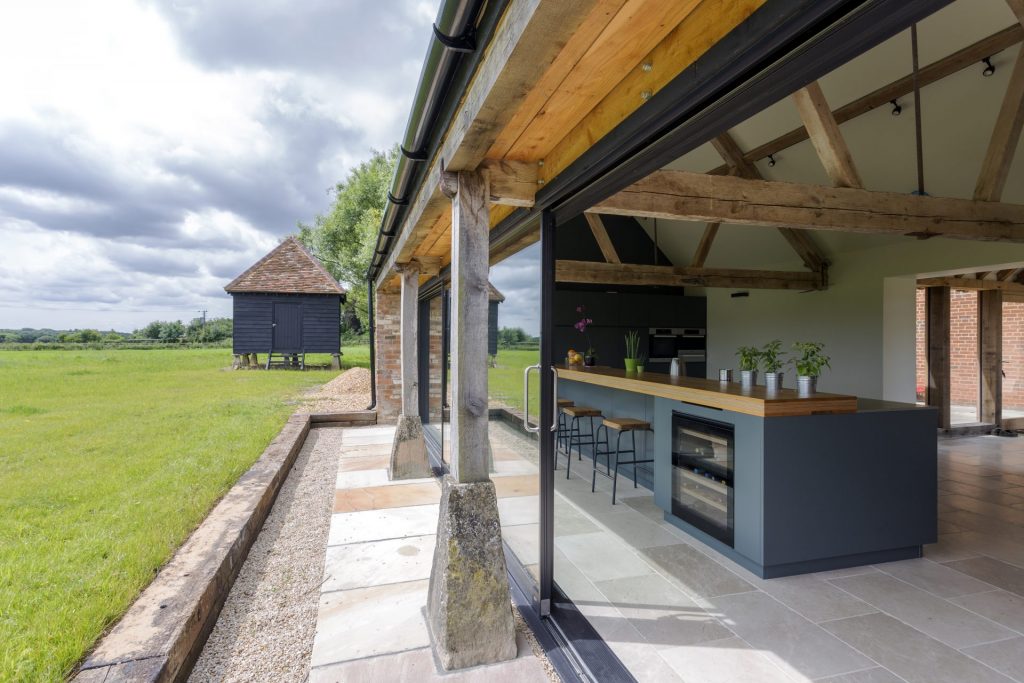 open air kitchen and backyard in modern home 2022 03 04 02 32 27 utc