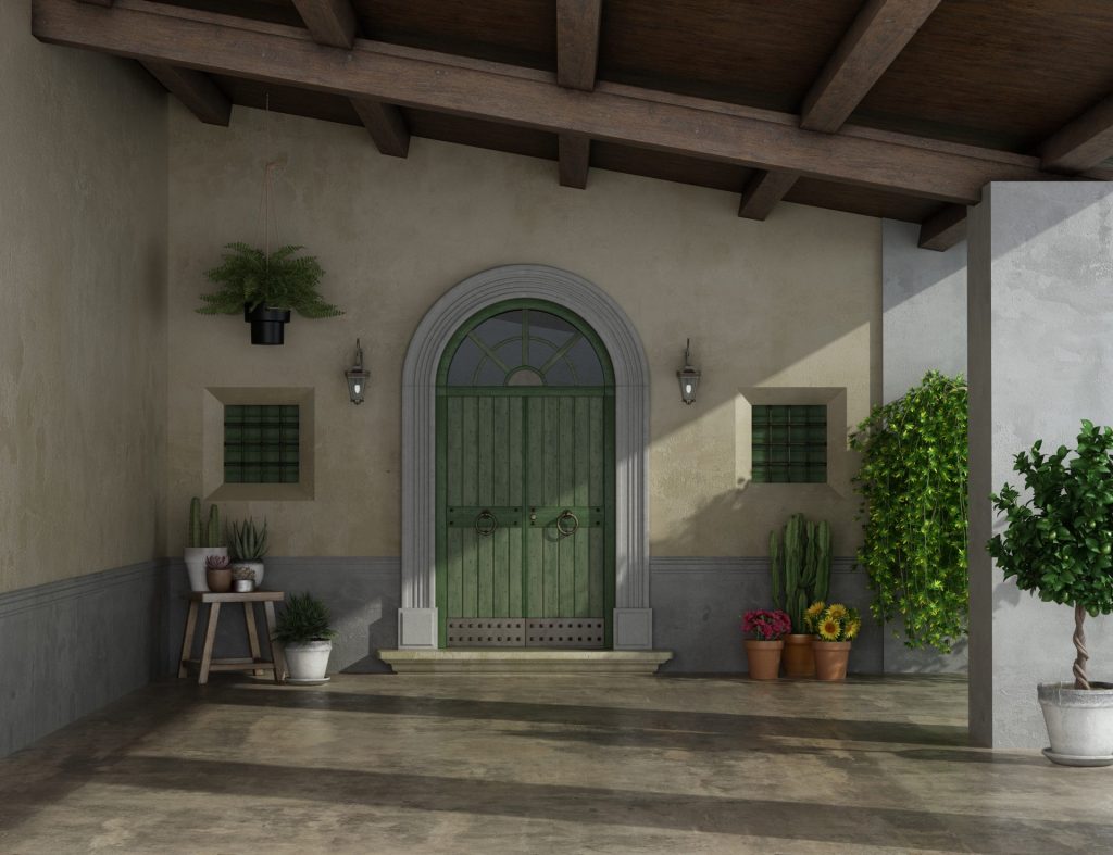 porch of an old country house with large entrance 2021 08 27 09 28 39 utc