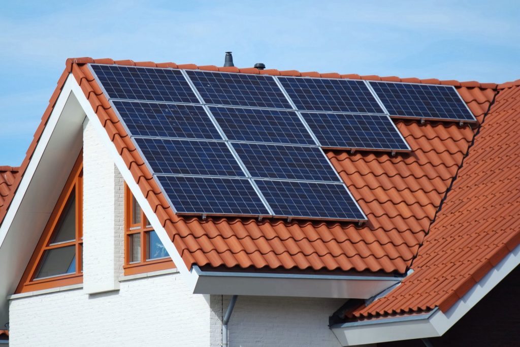roof top with solar panels for green energy 2022 11 09 18 04 45 utc