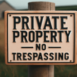 Resized Private Property Sign